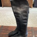 Arturo Chiang  Black Leather Over The Knee Boots Size 7.5 Photo 0