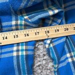 Patagonia Womens Blue Plaid Flannel Button-Up Shirt Size 2 Gorpcore Western Photo 5