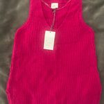 Target A New Day Sleeveless Knit Sweater Tank Top Pink XS Photo 3