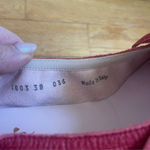 FERCA 81 Italian Leather Red Bow Ballet Flats Shoes Size 38 New Photo 11