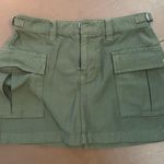Aritzia TNA Olive Green Mini Skirt Size 00 Photo 0
