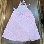 Abound  Pink Floral Halter Sundress‎ Casual Summer Dress Sleeveless Size S Photo 3