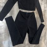 Guess by Marciano 3-piece Long Sleeve Crop Top Plus Scarf And High Waisted Legging Set  Photo 1
