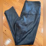 CALIA by Carrie Underwood Power Sculpt Faux Leather Black High Rise Leggings Size L Photo 1