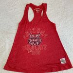 Heather Red Racer Back University of Arizona Wildcats Tank Top Size Small Photo 1