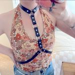 iHeartRaves  Black Pleather Harness Photo 0