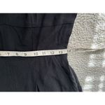 Madewell Grace Smocked Cap Sleeve Wide Leg Crop True Black Jumpsuit Women's Sz 4 Photo 15