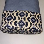 Spartina 449  BLUE CREME DESIGN CANVAS BOTTLE CARRIER WITH NYLON LINING INTERIOR Photo 4