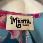 Show Me Your Mumu  Fallon Tie Crop Top Sea Lilies Floral Blue Size Small Photo 3