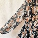 VICI  LONG SLEEVE RUFFLE FLORAL MAXI DRESS Photo 7