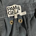 Pam & Gela Revolve  Women's Lace Up Navy Blue Jogger Tencel Pants Size Small Photo 4
