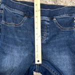 Spanx Womens Blue Jeans Distressed Ankle Skinny Pull On Slimming Shaping Size 4 Photo 9