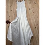 Lulus NWT  Luxe Loveliness White Satin Backless Mermaid Maxi Dress Bridal Gown S Photo 6