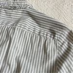 J.Crew  Pinstripe Long Sleeve Peasant Babydoll Blouse Photo 6