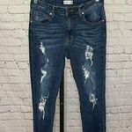 Altar'd State Distressed Ripped Skinny Jeans Photo 0