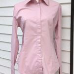 NY & CO Stretch Light Pink Button Down Shirt Women's Pink Button Down Shirt Size L Photo 0