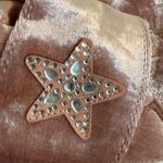 Rouge Helium  Miranda Velvet Pink Sneaker Shoes Slip On Women’s Size 9 Star Photo 1