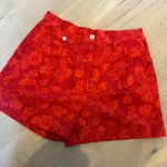 Vintage Ralph Lauren Floral Red floral cotton shorts Size 2 Photo 0