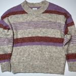 Heartloom  Oatmeal Heather/Lilac/Rust Laylana Crew Neck Pullover Sweater … Photo 8