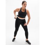 Athleta  XL Train Free High Neck Sports Bra Cup D-DD X-Large Black Photo 3