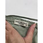 Terzo Millenno Made in Italy Mint Green 100% Linen Off The Shoulder Top Sz Small Photo 5