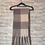 ‎ Gray and Cream Steve Madden winter Scarf women’s Photo 3