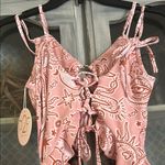 Power 2 the Flower One Piece Swimsuit ✨💫⭐️ Pink Size M Photo 4