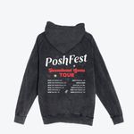 PoshFest 2024 Exclusive Secondhand Lovers Tour Hoodie Wash Black Size M Photo 1