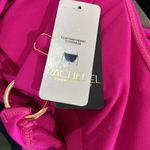 Rachel Zoe NWT RACHEL Rachel Roy Solid Cutout High Leg One-Piece Swimsuit In Fuchsia Photo 5