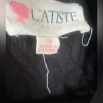 L'ATISTE L’atiste  embellished black bomber jacket with applications size S Photo 6