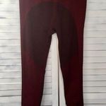 Burgundy Leggings, Large Red Photo 1