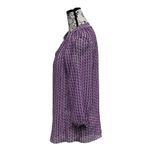 Violet+Claire Purple Sheer Peasant Blouse Women’s S Boho Tunic Top Y2k Boho Photo 3