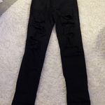 American Eagle Outfitters Ripped Black Jeans Photo 0