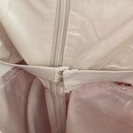 Plenty Flock! by Tracy Reese Red White 100% Silk Strapless Balloon Dress Size 8 Photo 4