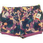 Reebok  Women’s Multi Color Pattern Relaxed Athletic Shorts NWT Photo 0