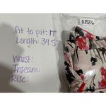 Abercrombie & Fitch Floral Dress Sz L Long Sleeve Mini White Pink Black Artsy Photo 4