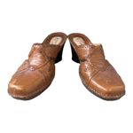 Clarks  Shoes Womens 6M Brown Leather‎ Closed Toe Sandals Peasant Boho Bohemian Photo 5