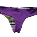 Sabz Swimwear Bikini Bottom Womens Small Geometric Paisley Made in Colombia Photo 5
