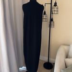 Eileen Fisher Long Jersey Tank Dress Black Size XS Sleeveless Photo 3