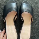 Kate Spade New York 'Warren' Black Leather Scallop Slip-On Mules Photo 5