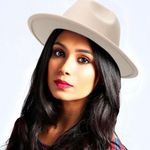 Women's Felt Panama Hats Classic Wide Brim with Belt Buckle (M Photo 4