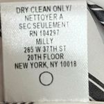 Milly  Nina Top in White One Shoulder Stripes White Blouse Women’s Size 8 New NWT Photo 8