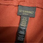 Chico's NWOT So Slimming Reese Pants Burnt Orange 14 Chico’s 2.5 Pull On Stretch Photo 2