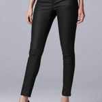 Simply Vera by Vera Wang Black Skinny Jeans Size 4 Photo 0