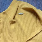 Cult Gaia  Gold Ribbed Button Down Photo 1