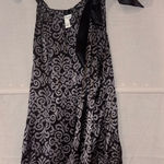 White House | Black Market  Black and Gray Swirl Dress Photo 0