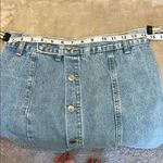SheIn Denim Button-Front Skirt Photo 4