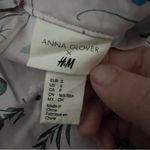 H&M Anna Glover x  Collab Floral High Neck Mini Dress Small Women’s White GUC. Photo 5