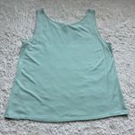 Eileen Fisher Silk Shell Tank Top L Mint Green Pastel Minimalist Coastal Capsule Photo 4