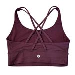 Lululemon  Athletica Energy Strappy Sports Bra Yoga Pilates Size 4 RARE COLOR Photo 4